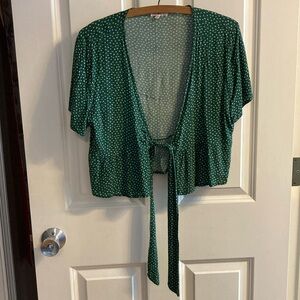 Size Medium Lottie Moss Green Top